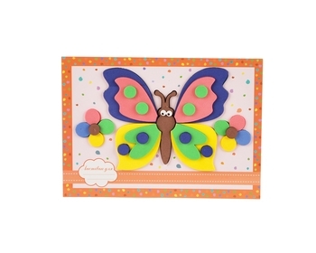 Аппликация-открытка Апли Крапли Бабочки (АЛ-04) - Pampik