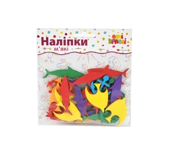 Набор мягких наклеек Апли Крапли Рыбки (НМ-16) - Pampik