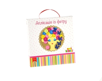 Изделие-аппликация из фетра Апли Крапли Девочка (ФА-02) - Pampik