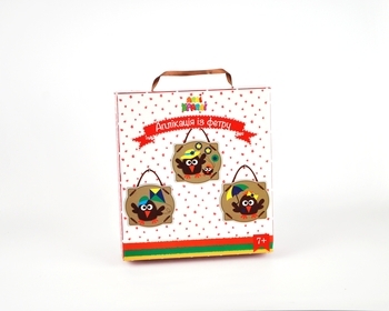 Изделие-аппликация из фетра Апли Крапли Вороны (ФА-08) - Pampik - 2