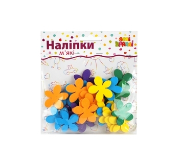 Набор мягких наклеек Апли Крапли Цветочек (НМ-19) - Pampik