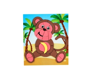 Мягкая мозаика Апли Крапли Обезьяна (ММ-05) - Pampik