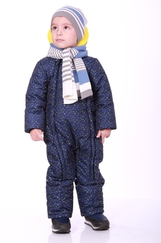 Комбинезон Kat Space Звезды, р.92, темно-синий (UA1803) - Pampik - 4