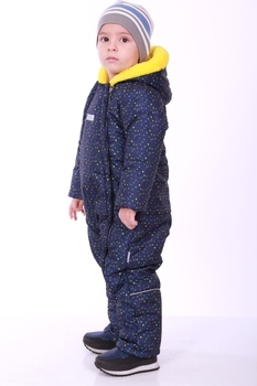 Комбинезон Kat Space Звезды, р.92, темно-синий (UA1803) - Pampik - 5