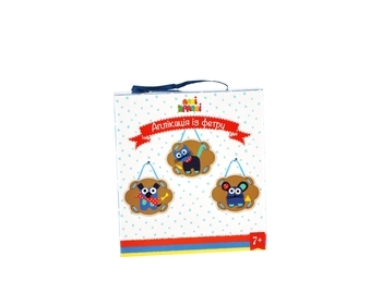 Изделие-аппликация из фетра Апли Крапли Друзья (ФА-03) - Pampik - 2