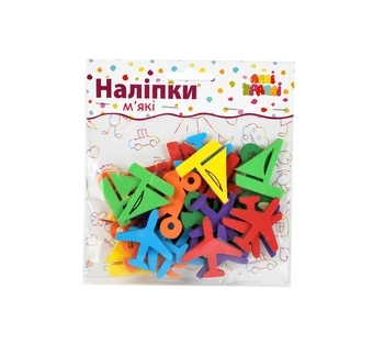 Набор мягких наклеек Апли Крапли Транспорт (НМ-17) - Pampik