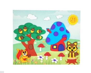 Мягкая аппликация Апли Крапли Лес (МА-08) - Pampik