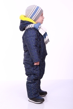 Комбинезон Kat Space Звезды, р.92, темно-синий (UA1803) - Pampik - 7