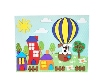 Мягкая аппликация Апли Крапли Воздушный шар (МА-07) - Pampik