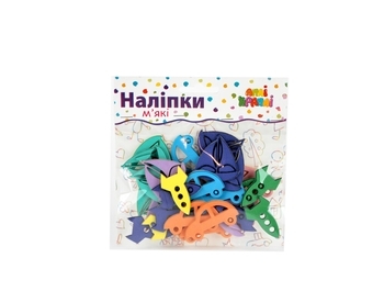 Набор мягких наклеек Апли Крапли Транспорт (НМ-02) - Pampik