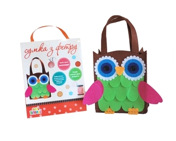 Сумка из фетра Апли Крапли Сова (НС-01) - Pampik