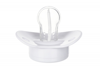 Пустышка-термометр Nuvita 0м+, белый (NV2010) - Pampik - 3