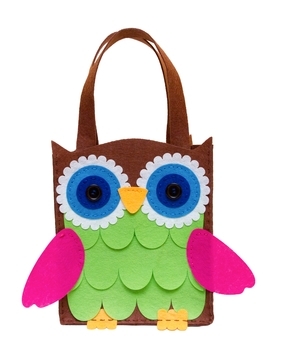 Сумка из фетра Апли Крапли Сова (НС-01) - Pampik - 2