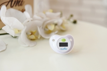 Пустышка-термометр Nuvita 0м+, белый (NV2010) - Pampik - 5