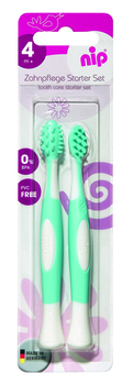 Набор зубных щеток Nip, светло-голубой, 2 шт. (37086) - Pampik