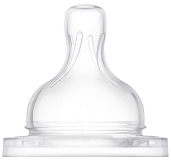 Соска силиконовая Philips Avent Anti-colic Переменный поток, 2 шт. (SCF635/27) - Pampik - 2