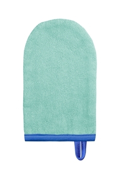 Рукавиця для купання BabyOno Frotte, зелений із синім (167) - Pampik