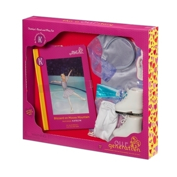 Ігровий набір Our Generation Книга Кейтлін і комплект для фігурного катання (BD30031Z) - Pampik - 2