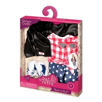 Набір одягу для ляльок Our Generation Deluxe Шкіряний жакет (BD60031Z) - Pampik - 3