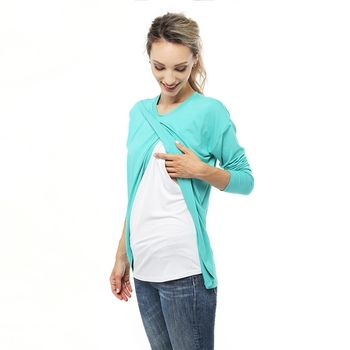 Кофта на запáх Love & Carry, L, м'ятний (LCM201) - Pampik - 3