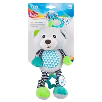 Музична іграшка-підвіска Canpol Babies Bears, сірий (68/053_grey) - Pampik