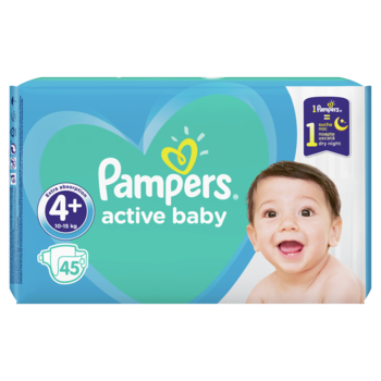 Підгузки Pampers Active Baby 4+ (10-15 кг), 45 шт. - Pampik - 3