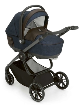 Універсальна коляска Cam 3 в 1 Techno Soul, синій з сірим (805T/V99/980/724K) - Pampik