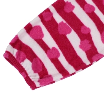 Кофта Huppa Berrie, фліс, р.122, рожевий з білим (1501BASE-63363-122) - Pampik - 3