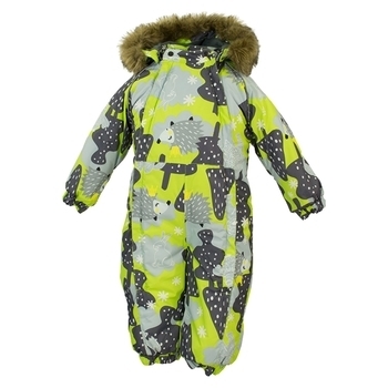 Термокомбінезон Huppa Keira, р.80, салатовий з сірим (31920030-83347-080) - Pampik