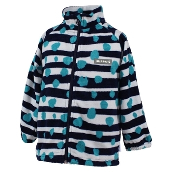 Кофта Huppa Berrie, фліс, р.92, бірюзовий з чорним і білим (1501BASE-63386-092) - Pampik