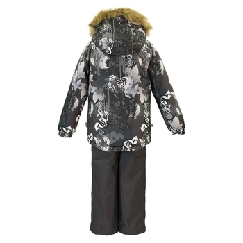 Термокомплект Huppa Winter, р.116, темно-серый с белым (41480030-82818-116) - Pampik - 2