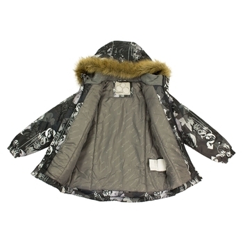 Термокомплект Huppa Winter, р.116, темно-серый с белым (41480030-82818-116) - Pampik - 4