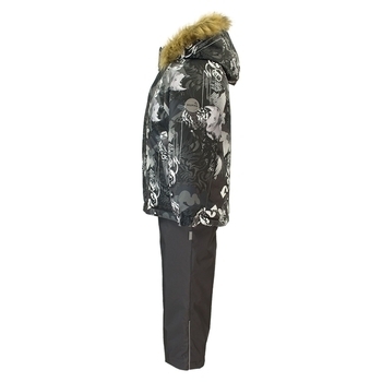 Термокомплект Huppa Winter, р.116, темно-серый с белым (41480030-82818-116) - Pampik - 3