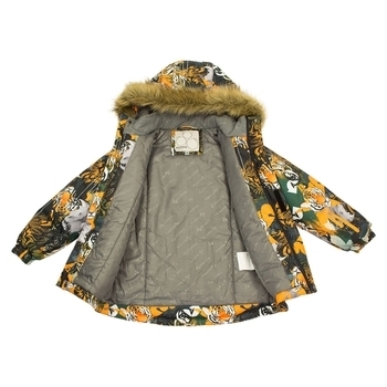 Термокомплект Huppa Winter, р.116, черный с оранжевым и зеленым (41480030-82822-116) - Pampik - 4