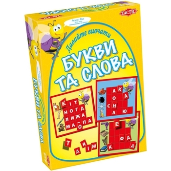 

Настольная игра Tactic Давайте изучать буквы и слова, укр. язык (40301