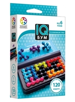 Настільна гра Smart Games IQ Бум, укр. мова (SG 423 UKR) - Pampik