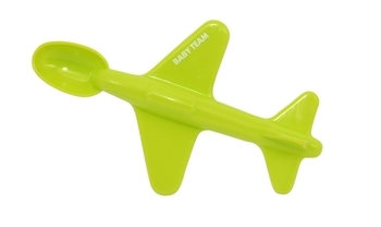 +Подарок! Ложка-самолет Baby Team, зеленый (6108) - Pampik
