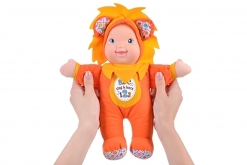 Інтерактивна лялька Baby's First Sing and Learn Співай і Вчися Помаранчеве Левеня, 30 см (21180-2) - Pampik - 2
