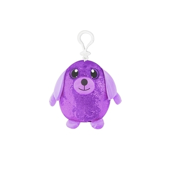 М'яка іграшка-брелок Shimmeez Добрий песик, 9 см, бузковий (SMZ01000D) - Pampik