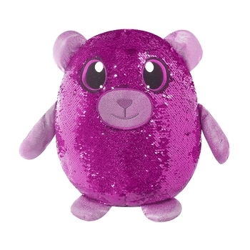 М'яка іграшка Shimmeez Ведмедик-ласун, 36 см, фуксія (SMZ01006) - Pampik