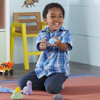 Набор шарикового пластилина Educational Insights Морской бриз, 4 цвета, 90 г (EI-1900) - Pampik - 7