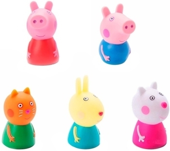 Подарок. Игровой набор Peppa Пальчиковый театр, 5 фигурок (29987) - Pampik - 2