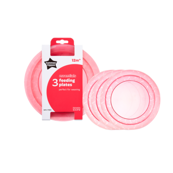 Подарок. Набор тарелок Tommee Tippee, розовый - Pampik