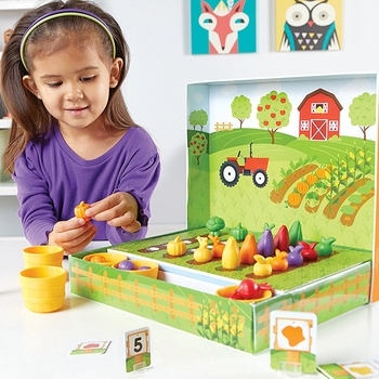 Ігровий набір-сортер Learning Resources Розумний Фермер (LER5553) - Pampik - 6