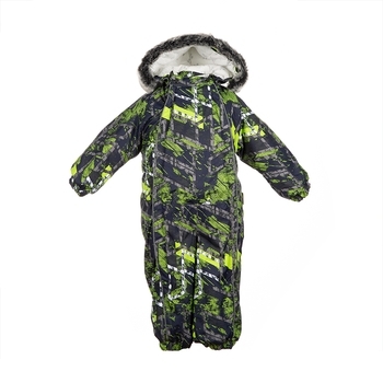 Термокомбінезон Huppa Reggie 1, р.80, зелений з темно-синім (36020130-82586-080) - Pampik