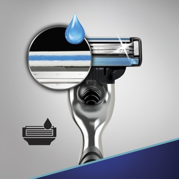 Подарунковий набір Gillette Mach3, бритва + гель для гоління - Pampik - 2