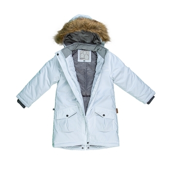 Термокуртка Huppa Mona, р.134, білий (12200030-70020-134) - Pampik - 4