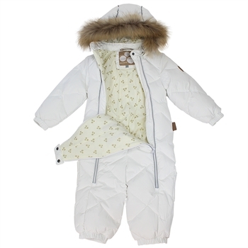 Комбінезон Huppa Beata 1, р.80, білий (31930155-70020-080) - Pampik - 4