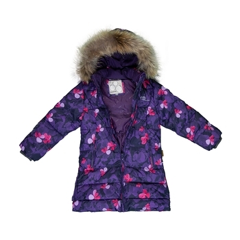 Пальто-пуховик Huppa Parish, р.128, фиолетовый (12470055-81053-128) - Pampik - 4