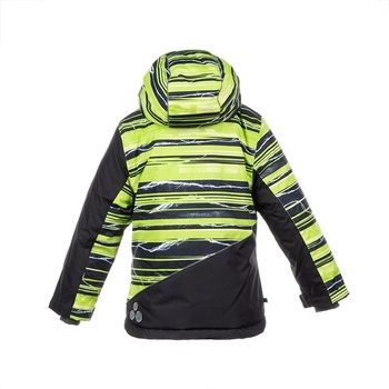 Термокуртка Huppa Alex 1, р.104, чорний з салатовим (17800130-82647-104) - Pampik - 3